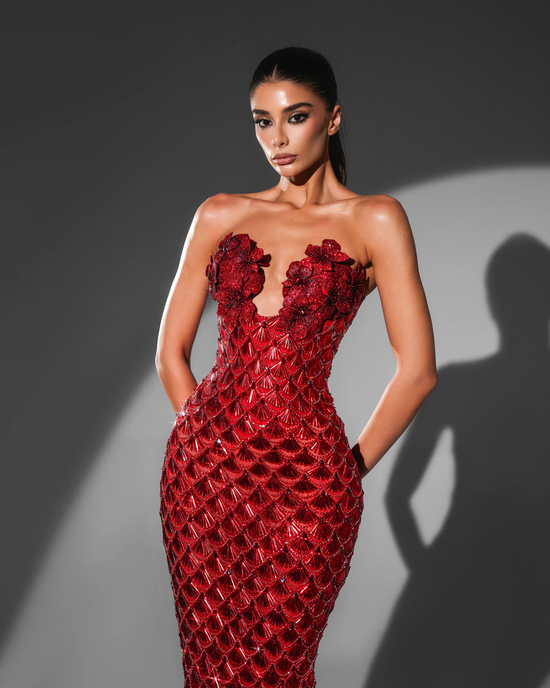 CARMELLE — MIRAGE collection gown, view 2