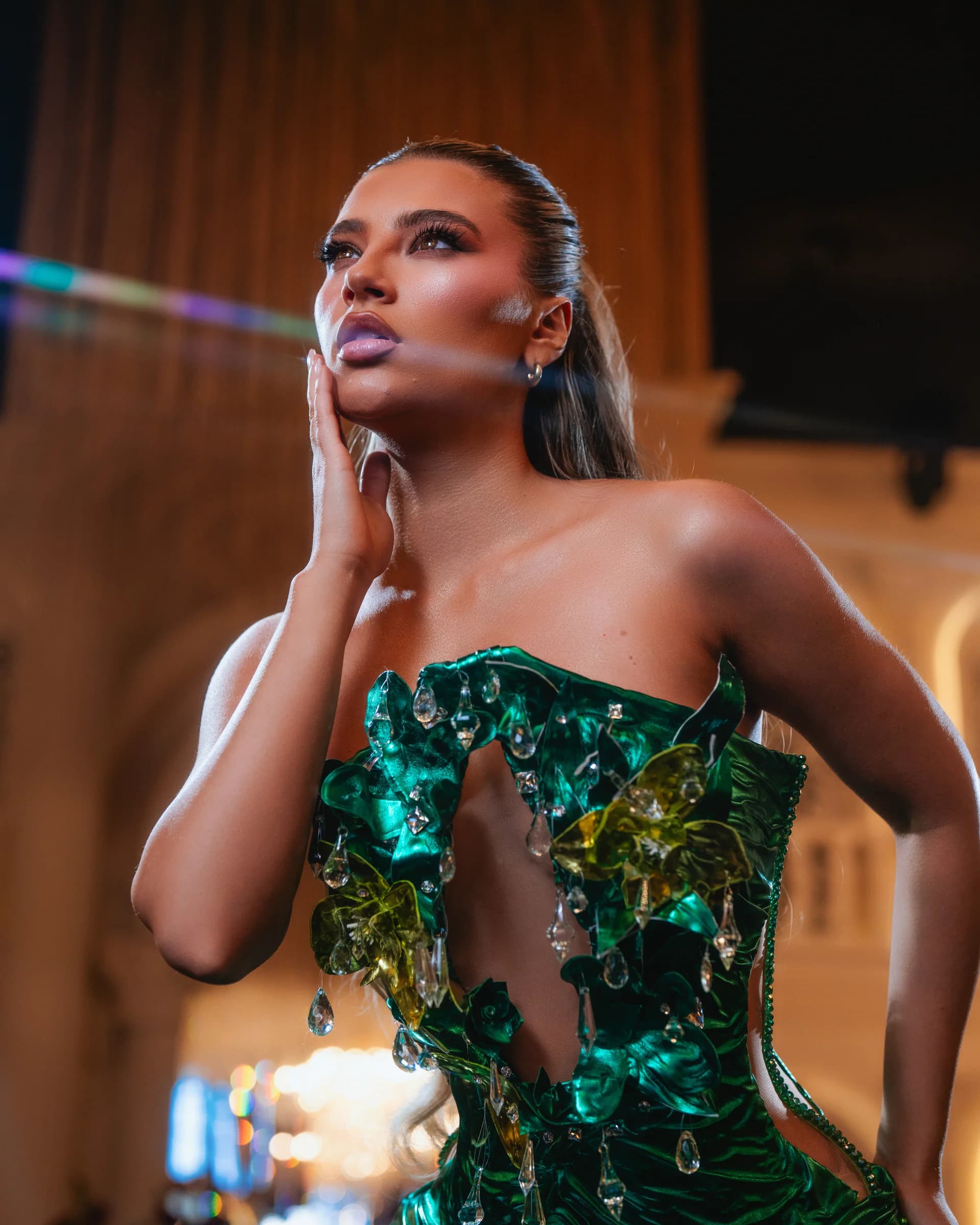 VESMINE — PUISSANCE collection gown, view 3