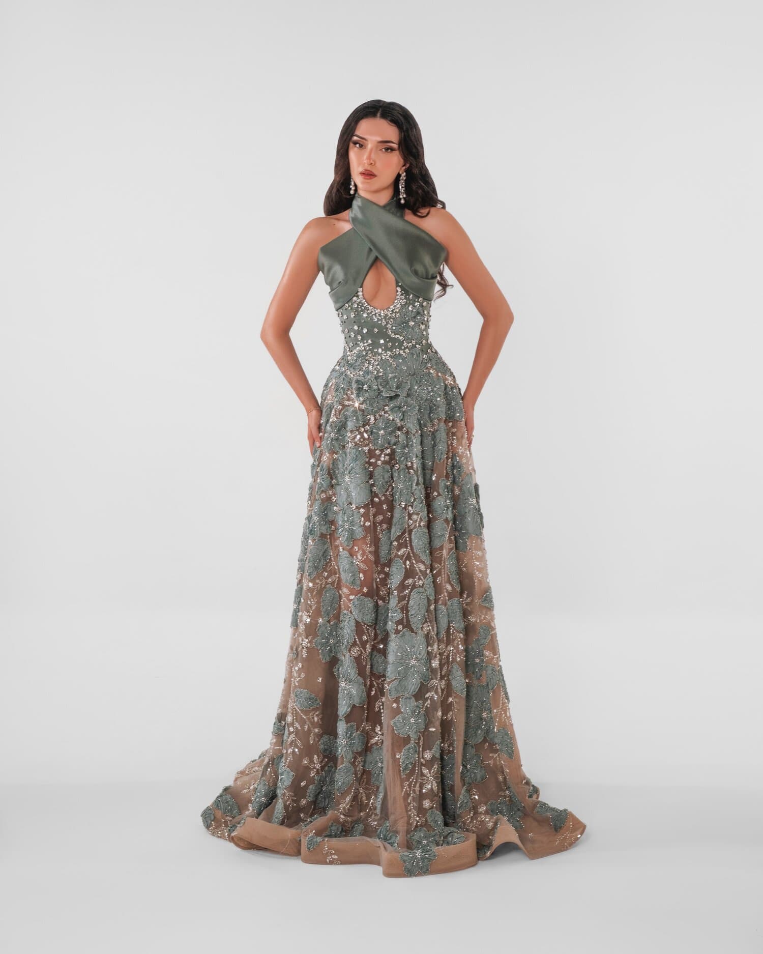 CELADELLE — ESTA collection gown, view 1