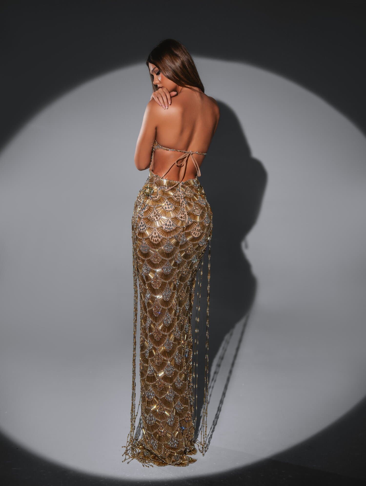 SOLEVA — MIRAGE collection gown, view 3