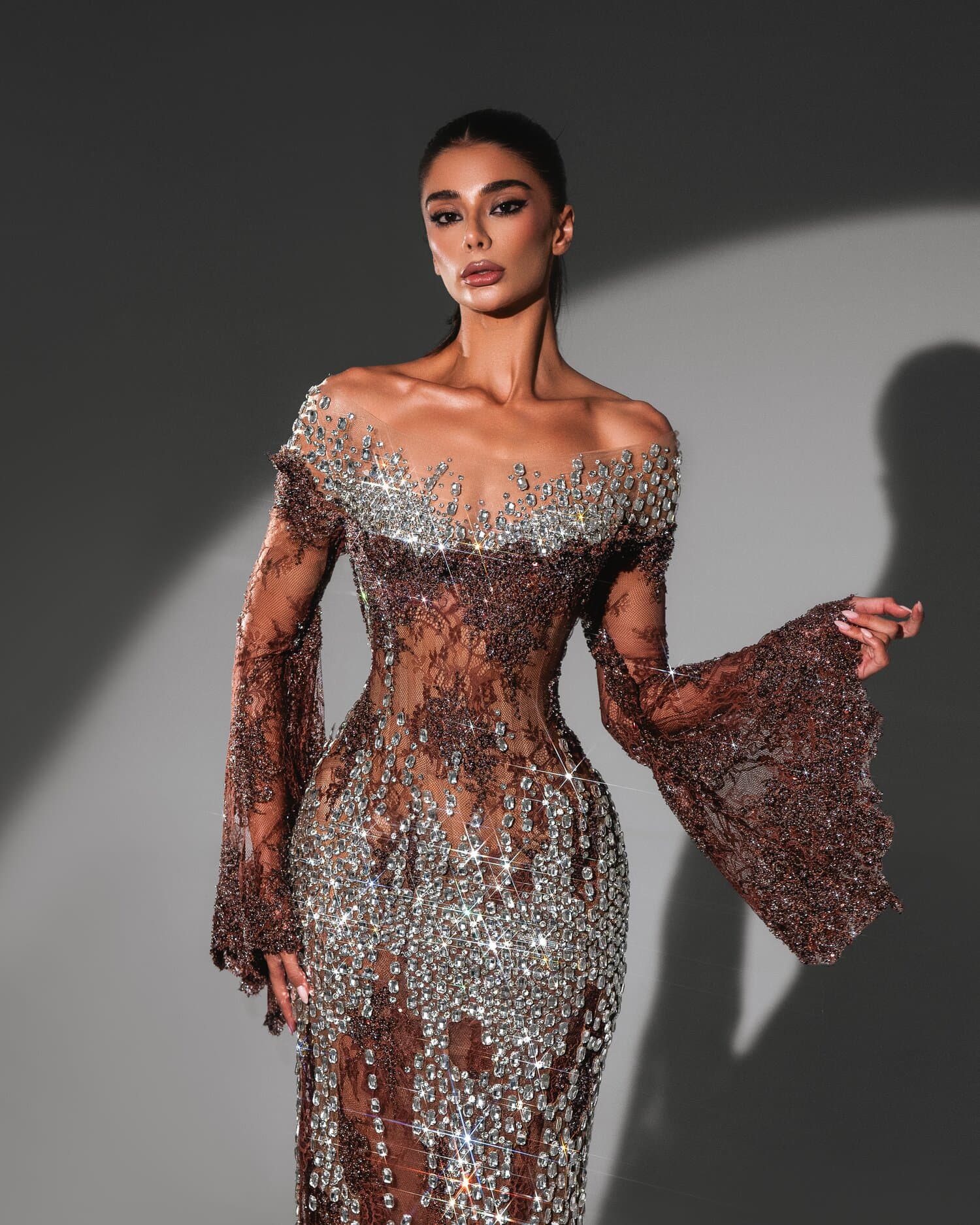SIENNEVA — MIRAGE collection gown, view 1