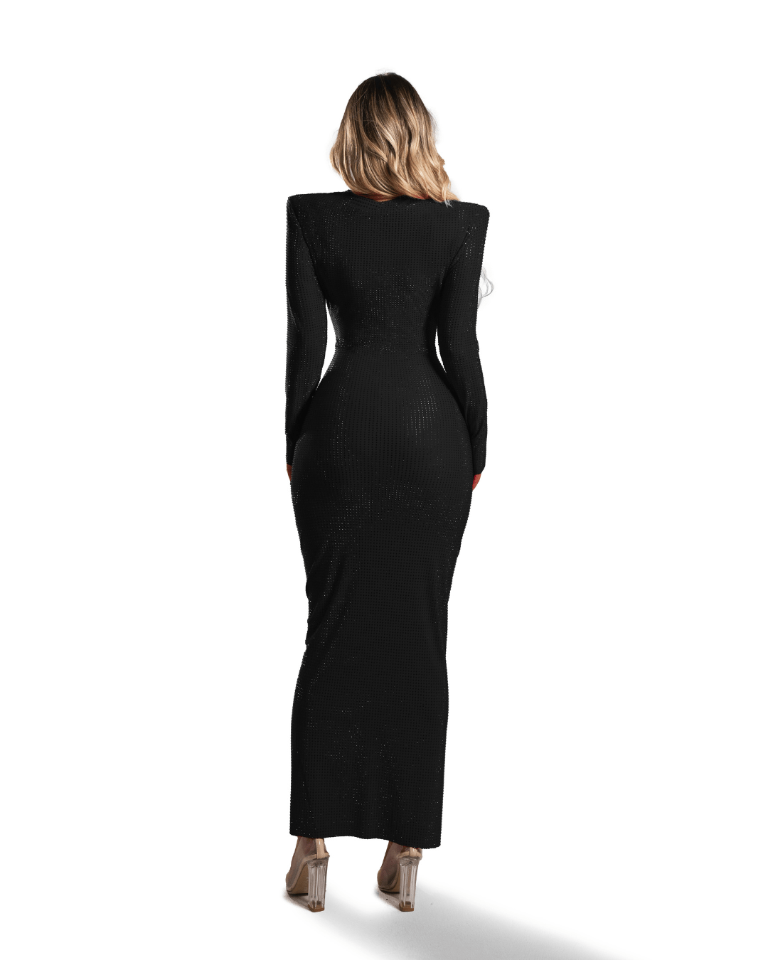 Alara Black Long Dress - BLINI