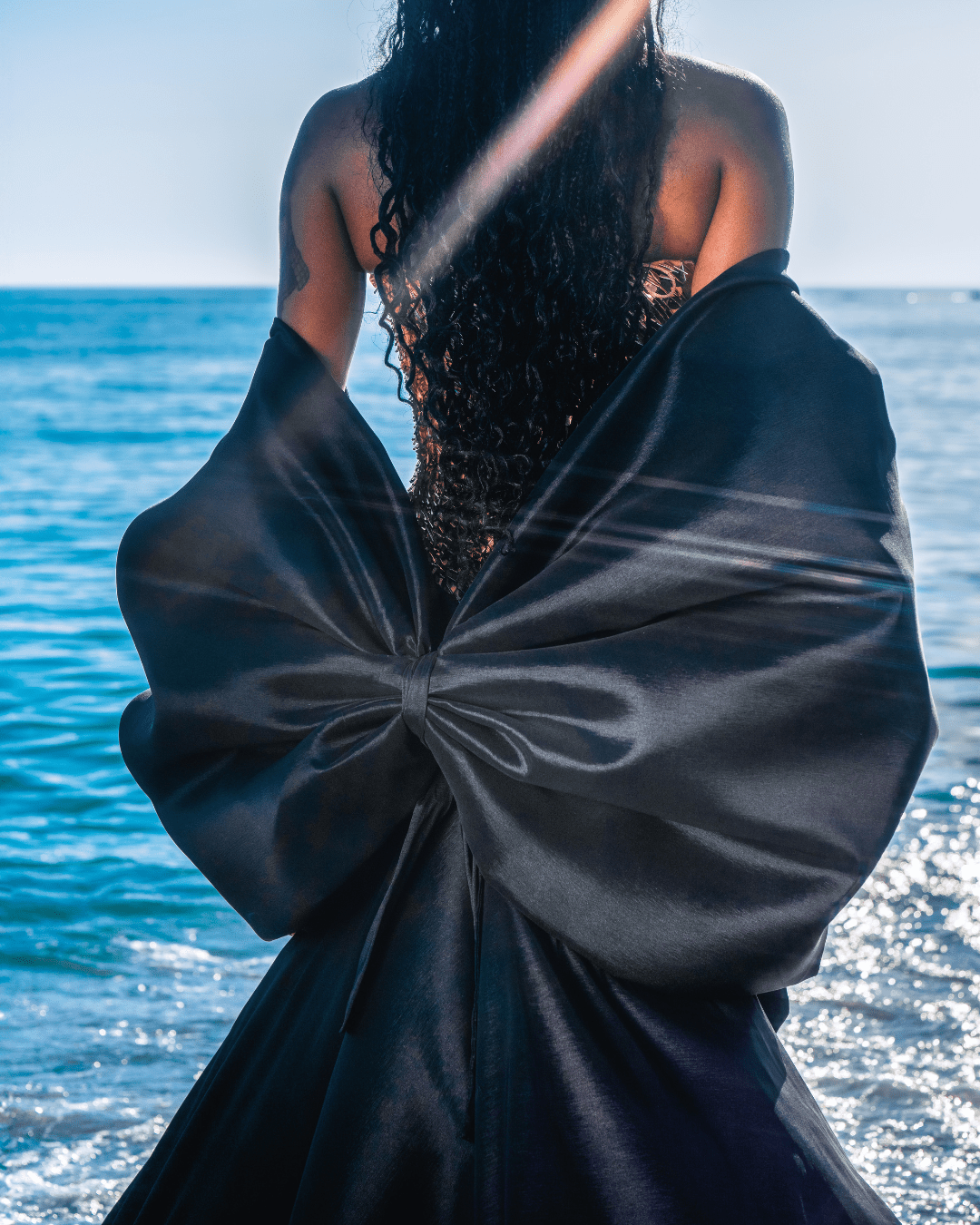 Alore Sleeveless Sequin Dess with Sea Deatails and Flowers - BLINI