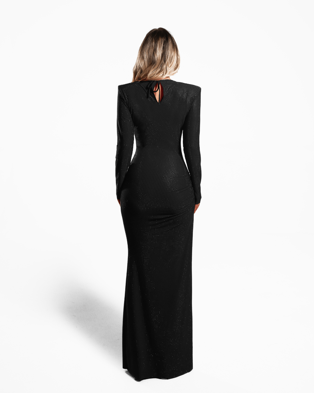 Ariosa Black Long Dress - BLINI