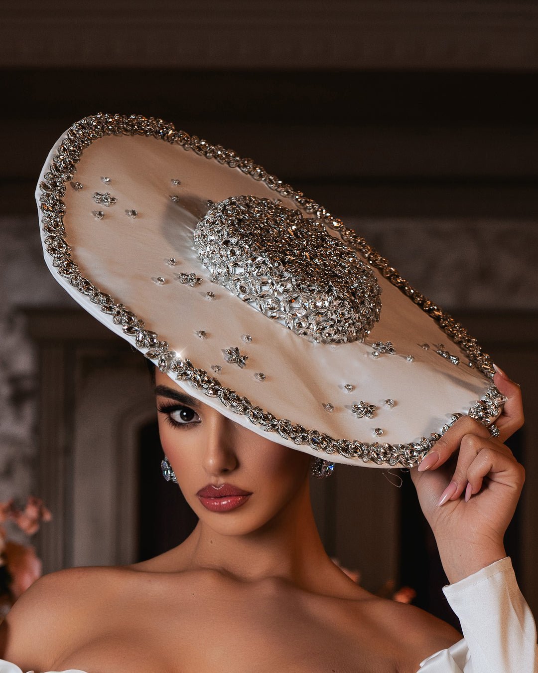 Blesette Bridal Couture Hat - BLINI