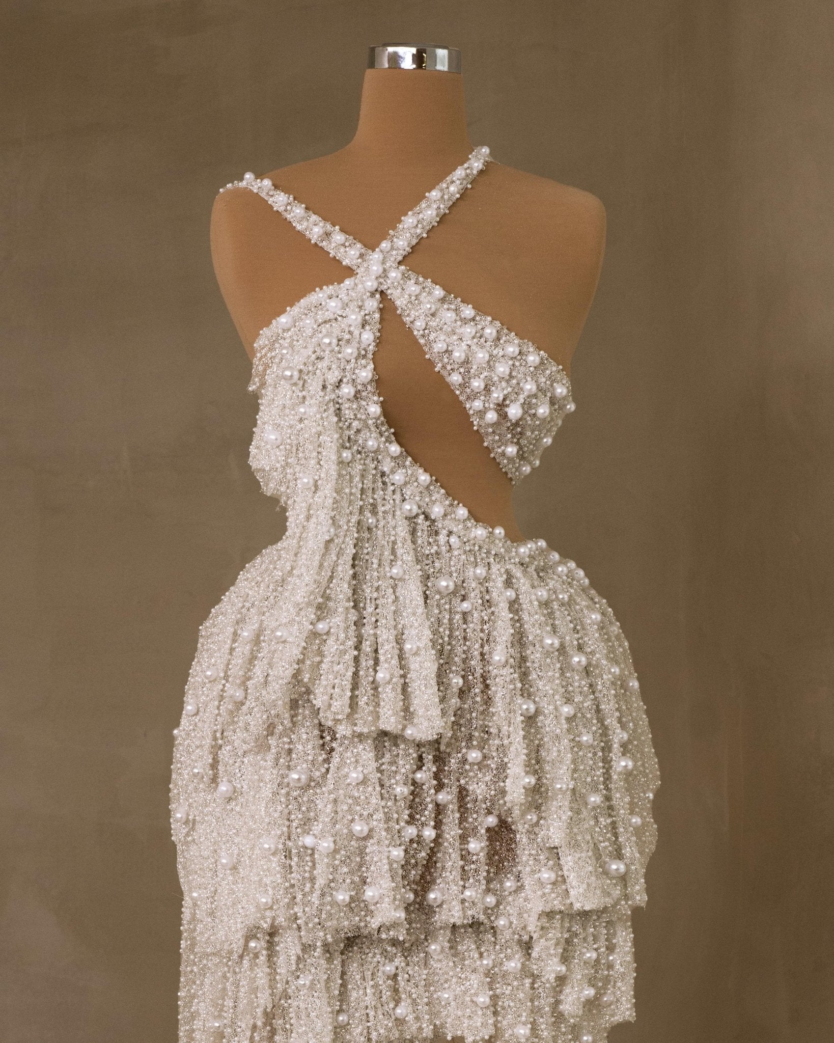 Elianna Bridal Dress with Pearls - BLINI