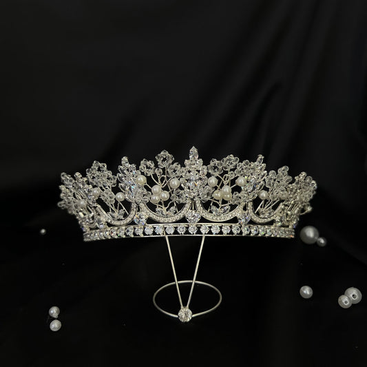 Leia Radiant Rhinestone Crown - BLINI