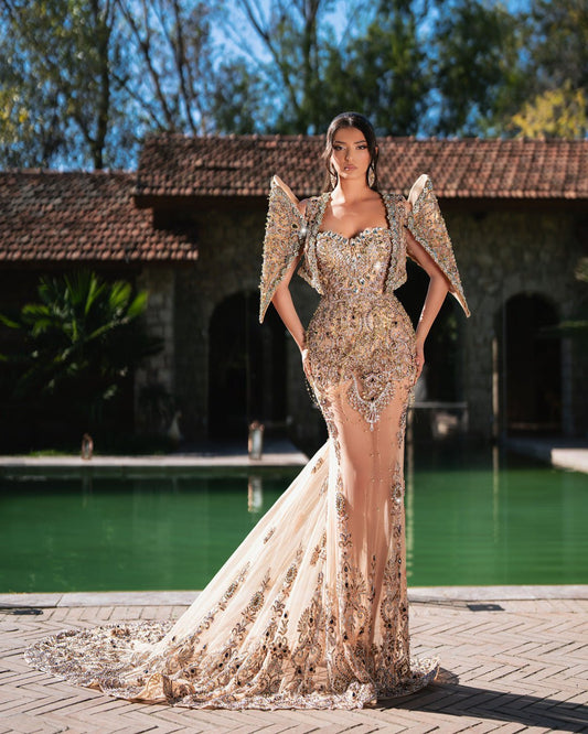 Maja Long Dress with Two - in - One Chic - BLINI