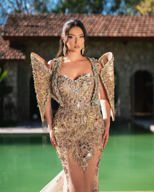 Maja Long Dress with Two - in - One Chic - BLINI