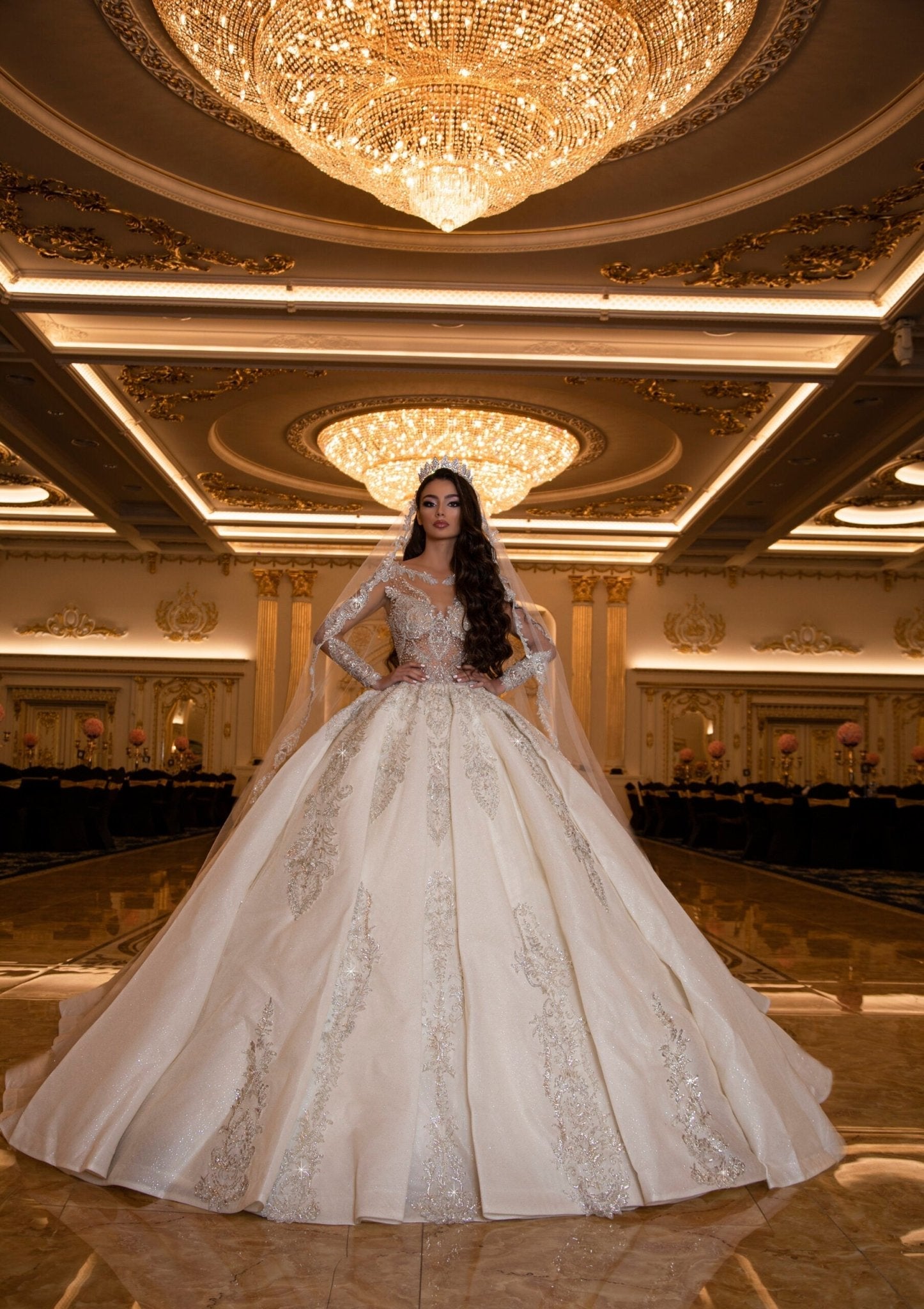 Nova Elegant White Bridal Gown - BLINI