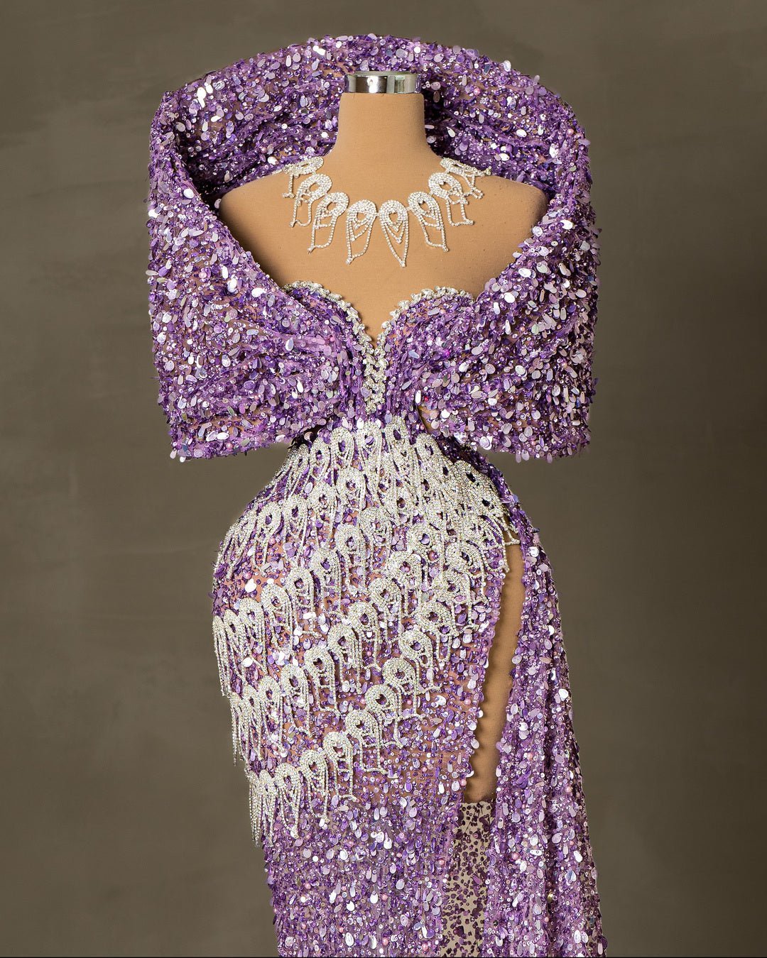 Rézista Purple Dress with Sequins - BLINI