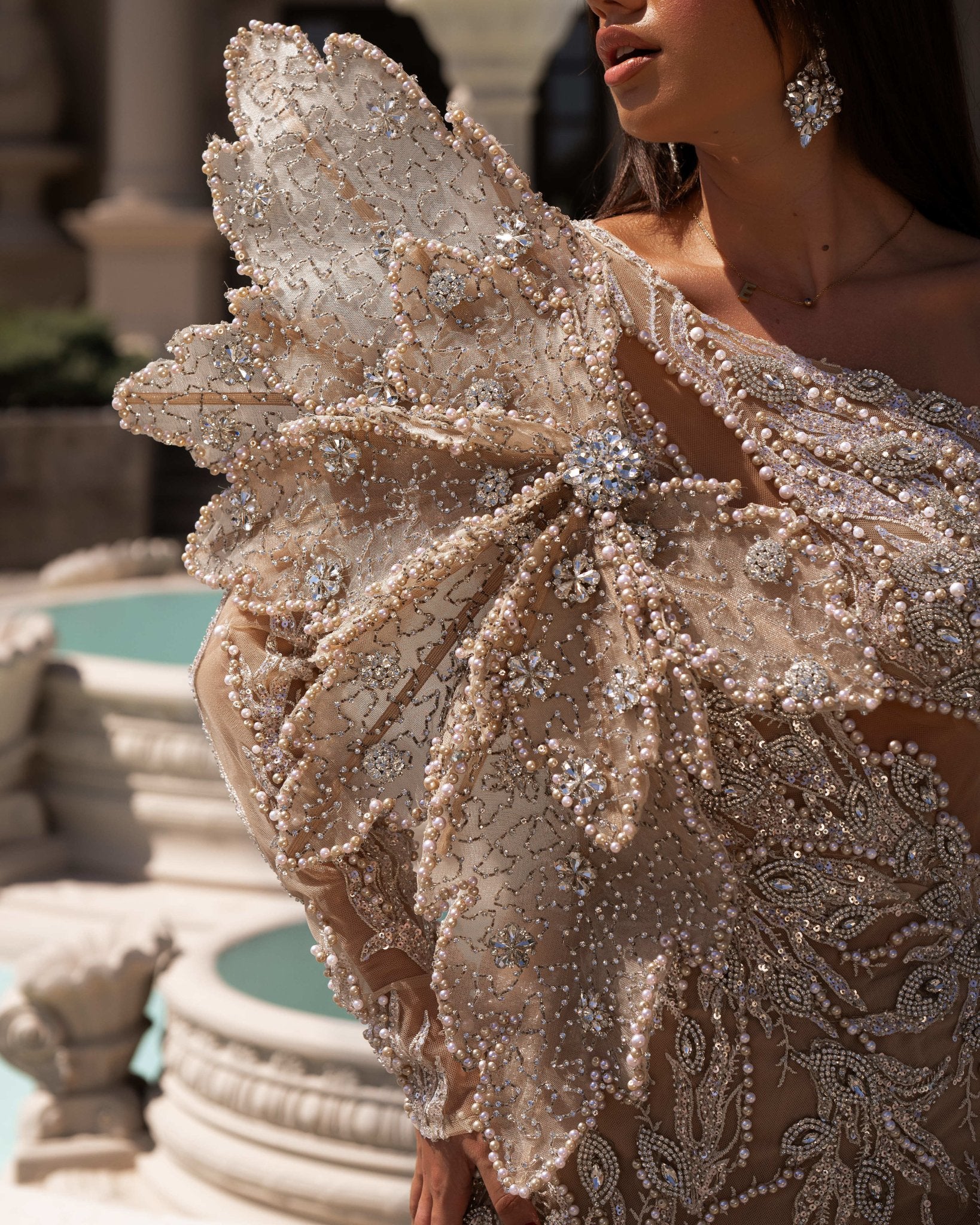 Sóy Cut Out Dress with Deep Slit - BLINI