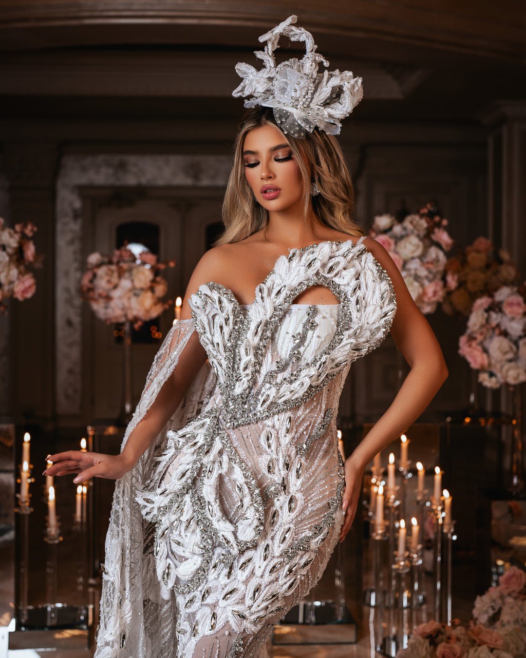 Tainá Bridal Dress with Crystals - BLINI